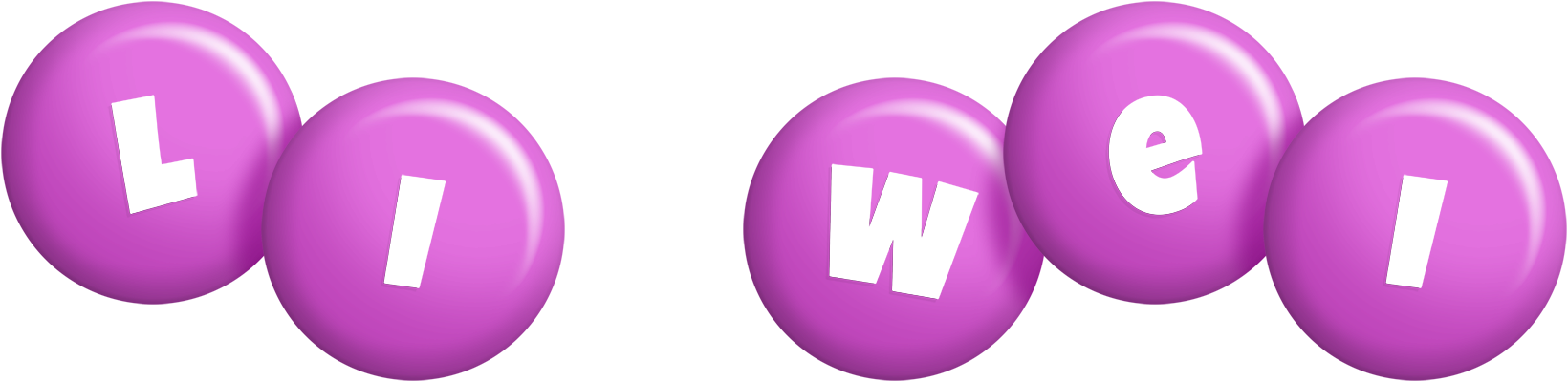 Li Wei candy-purple logo